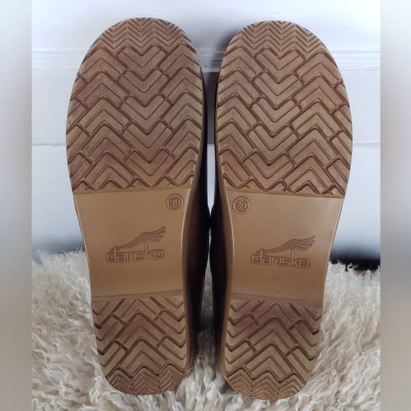 🌟SEE NEW LISTING🌟HP!🌾Limited Edition☆Dansko Honey Clogs☆Floral Embossed☆EU39- - Picture 14 of 16